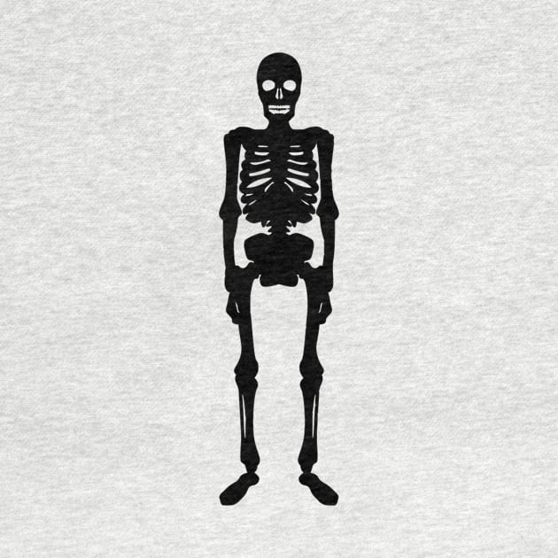 Standing Skeleton Silhouette by AustralianMate